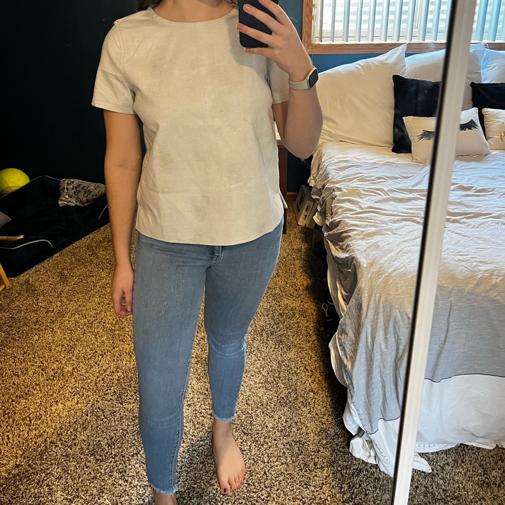 LOFT Leather T-Shirt